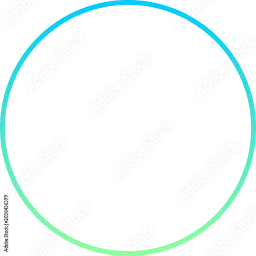 Abstract circular border design