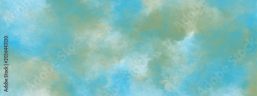Foto Soft Blue-Green Cloud Texture Background for Abstract Sky and Watercolor Atmosphere Design