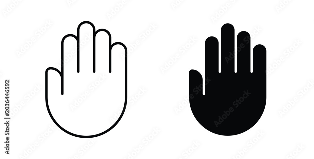 Obraz premium Hand icon