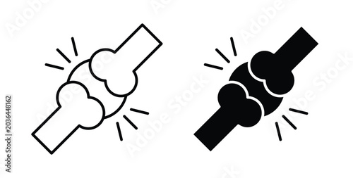 Bilde på lerret Joint icon