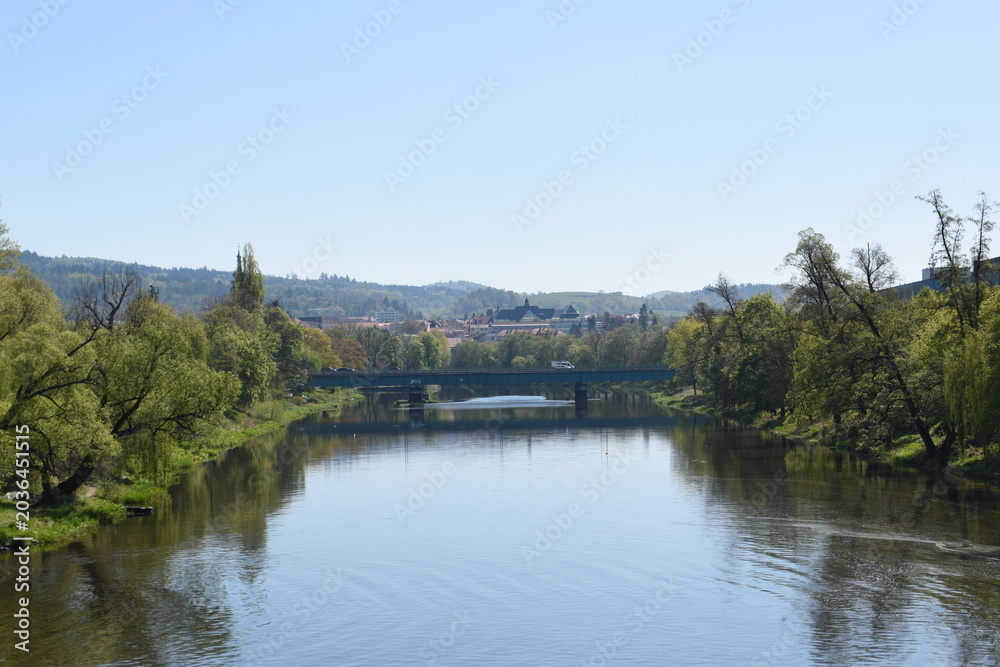 Fototapeta premium Bridge and river