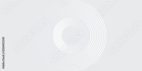 Foto Abstract white glowing geometric lines on gray background