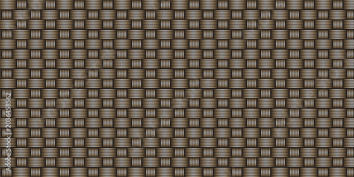 basket weave checkerwork 3d illustration