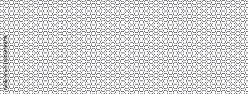 Bild auf Leinwand Fiber honeycomb outline with thin carbon hexagon on white for minimal tech design