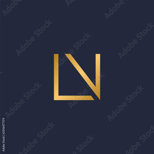  LV logo luxurious gold color