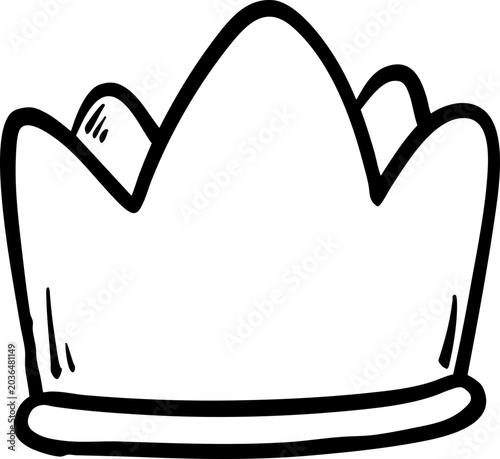 sketch hand drawn king Crown