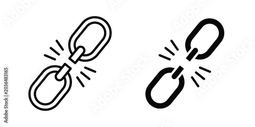 Quadro su tela Weakness icon for mobile apps and websites.