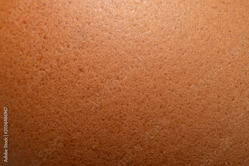 Quadro em tela Extreme Close-up Macro Texture of a Brown Eggshell,A detailed macro photography shot capturing the organic, porous, and textured surface of a natural brown eggshell, highlighting the intricate