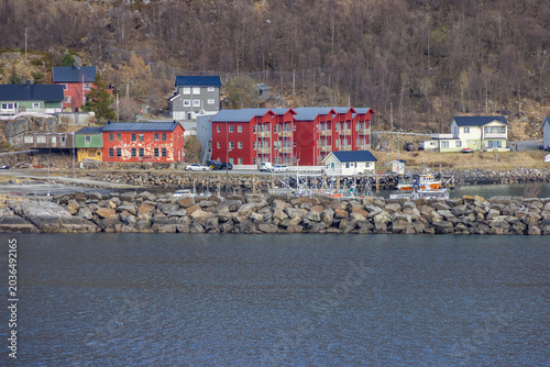 Part of Øksjord. Øksfjord is a settlement and the administrative center of Loppa Municipality in Finnmark. The settlement has 496 inhabitants as of 1 January 2023.