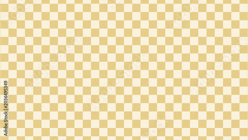 Konstfotografi 金色の市松模様の和風背景素材イラスト