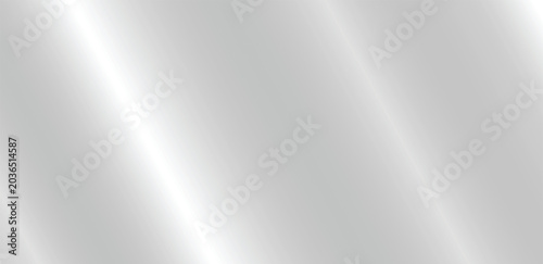 Abstract silver gradient background with diagonal light streaks