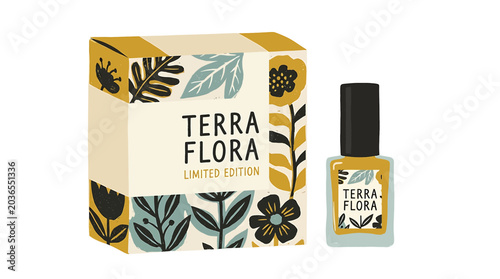 Tableau sur toile Terra Flora Limited Edition Nail Polish.