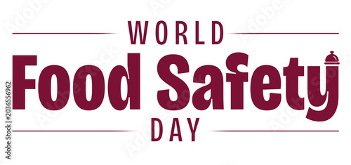 World Food Safety Day Text PNG