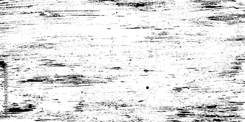 Black and white distressed grunge wood texture background with scratches and marks