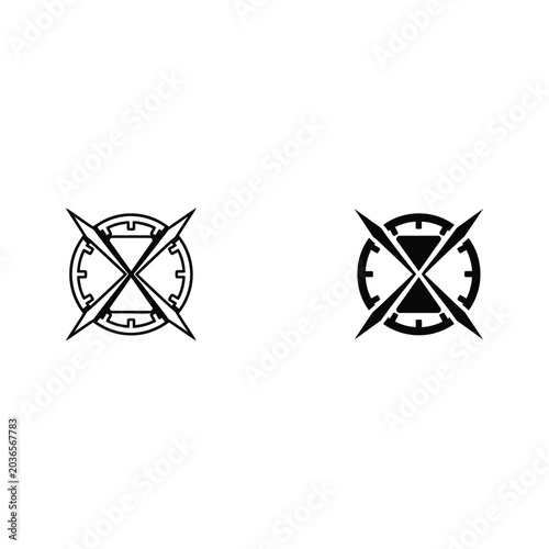 Prohibited Signs Vector Illustration