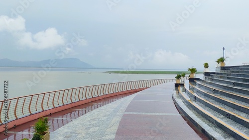 The Brahmaputra Riverfront Park in Guwahati, India, is a beautiful new addition to the city's landscape.	