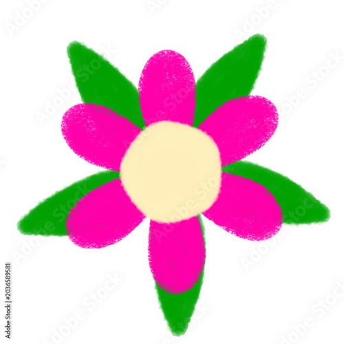 vector illustration of a flower