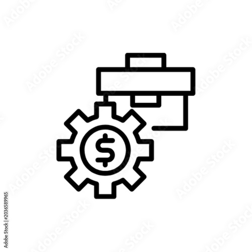 gear icon on square internet button