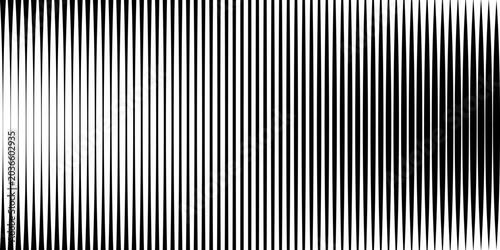 Vászonkép Straight vertical line pattern with halftone gradient effect