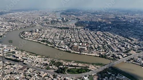 Baghdad Drone Shots Aerial View