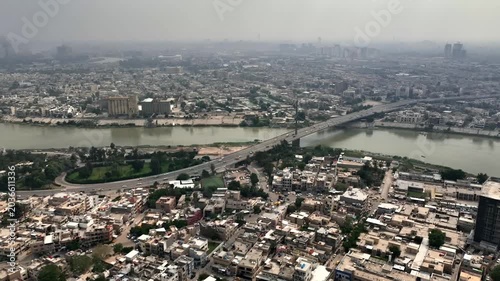 Baghdad Drone Shots Aerial View