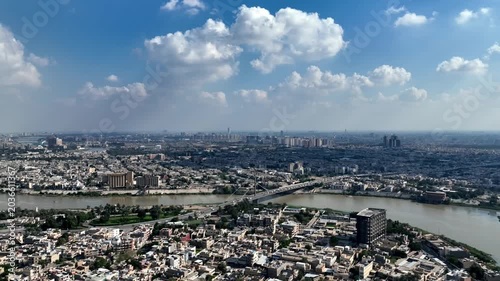 Baghdad Drone Shots Aerial View