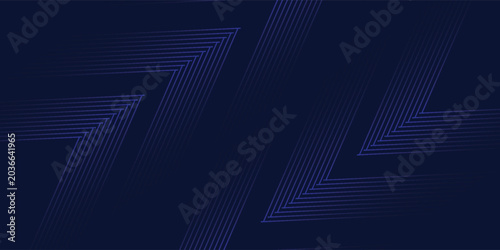 Symmetrical Chevron Lines Gradient Background in Dark Navy Blue with Subtle Light Blue Tones Creating a Sophisticated and Modern Geometric Pattern