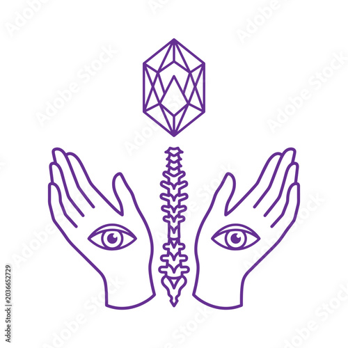 Mystic Sacred Geometry Hands