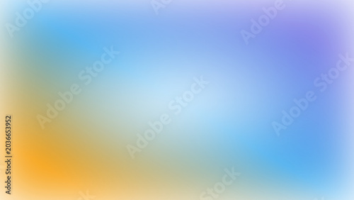 Abstract gradient background in blue, orange, and purple hues  