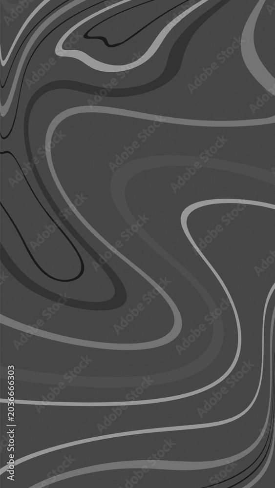 Fototapeta premium Abstract dark fluid pattern mobile wallpaper
