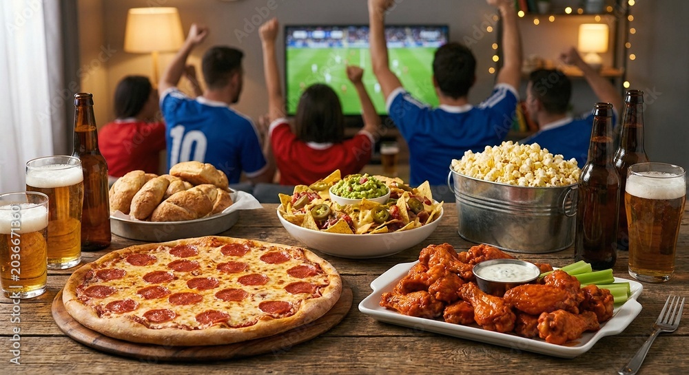 Obraz premium Game Night Feast
