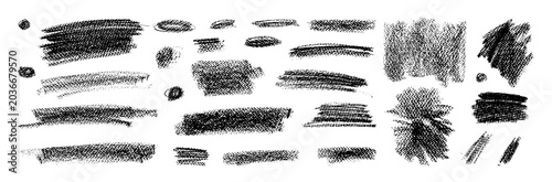 Foto Crayon pencil brush strokes