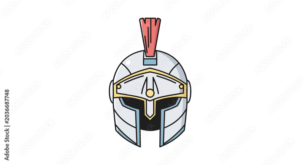 Fototapeta premium Star Wars Clone Trooper Helmet Front.