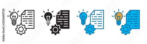 Canvastavla Intellectual property icon pack vector, multiple style legal protection copyrigh
