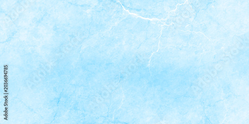 Schilderij op canvas Abstract light blue marble texture, soft gray veins, natural stone pattern, smooth surface, minimal, high resolution