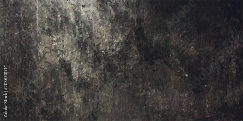 Tableau sur toile Dark grunge dark wood texture background with aged rough concrete and stone surf