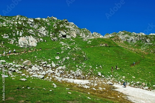 Austrian Alps - view from the footpath from Rüfikop to the Stuttgarter Hütte near Lech in the Lechtal Alps