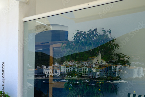 Beautiful mediterranean White Houses of Cadaques Costa Brava Spain