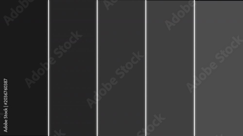 Modern Grayscale Five Panel Split Screen Layout Transition