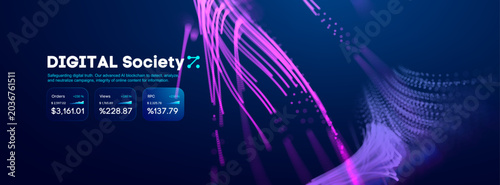 Data background wave with tech ai digital and neuron technology abstract. Music science ripple with pattern blue sound and big network line. Invest webinar cyber with design health dot and flow.