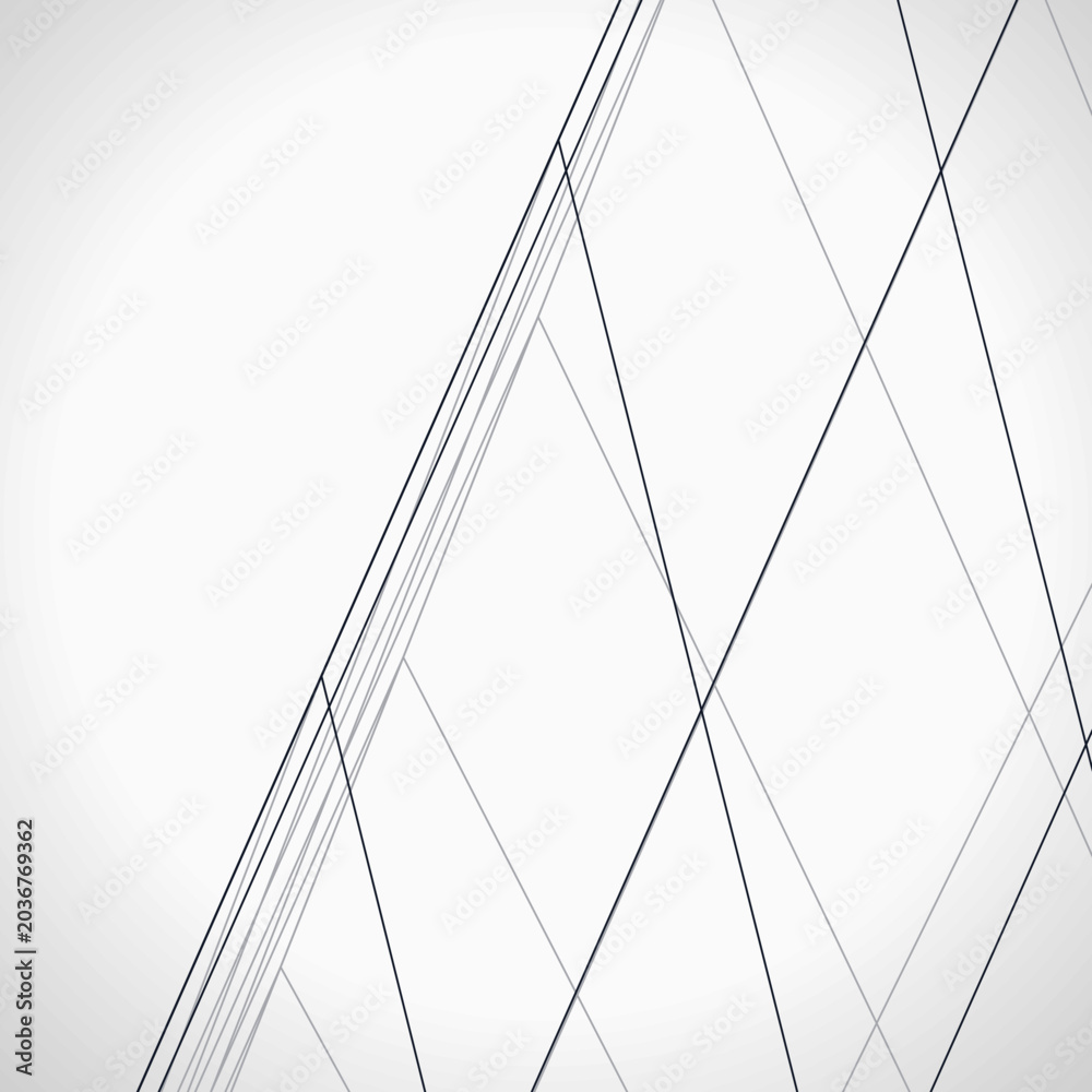 Obraz premium Minimal Wire Pyramid Background