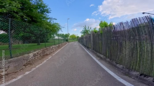 In the woods and on the bike path. A bike ride through the Friulian hills.
