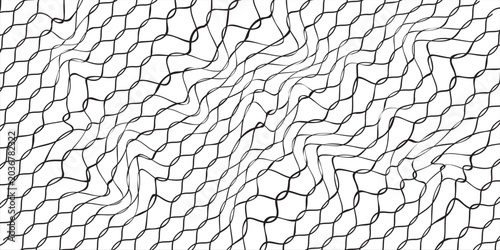 Tableau sur toile Net pattern close up