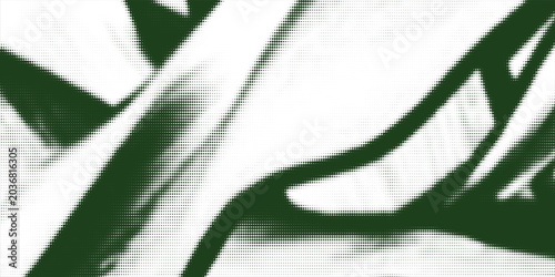 Quadro em tela dotted wave line pattern light blue halftone undulate net