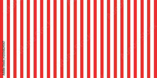 Striped candy cane seamless pattern for Christmas or New Year decoration, red and white diagonal stripes background, Xmas gift wrap, winter holiday present wrapping paper