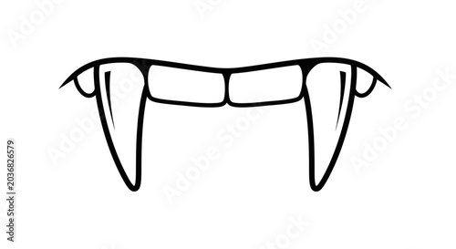 Foto Fanged Vampire Teeth Icon