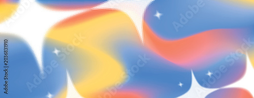 Vibrant abstract gradient background vector
