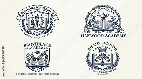 School Academy Logos and Crests.