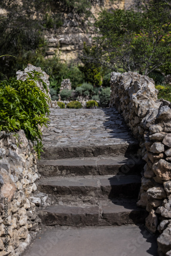 old stone stairs