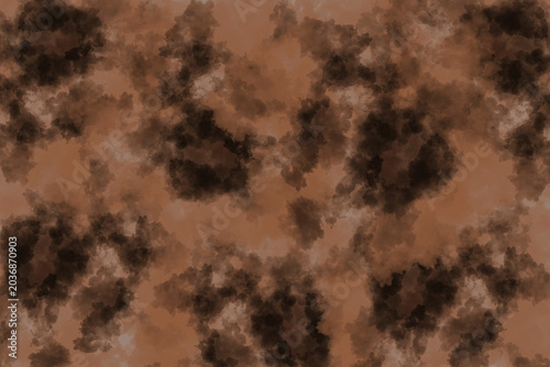 Φωτογραφία Brown and Black Watercolot Cloud Abstract Texture Background